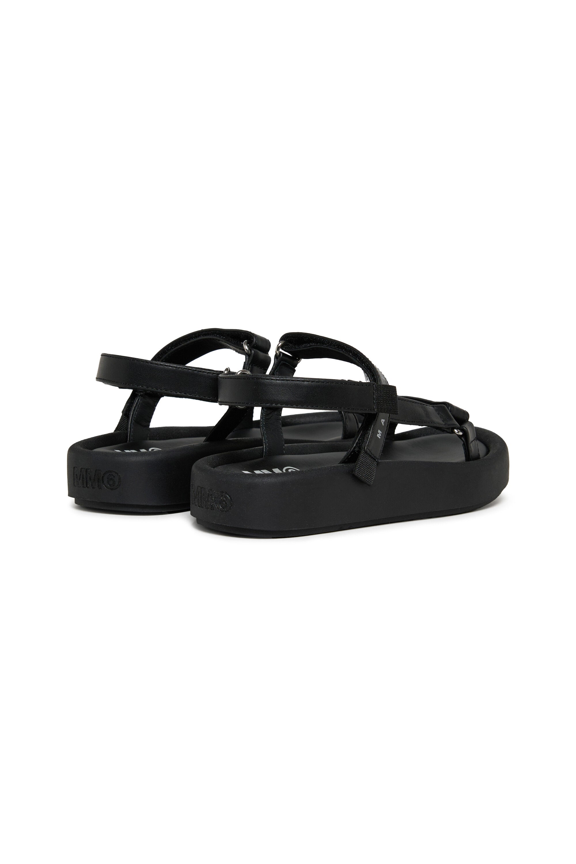 Leather slingback sandals