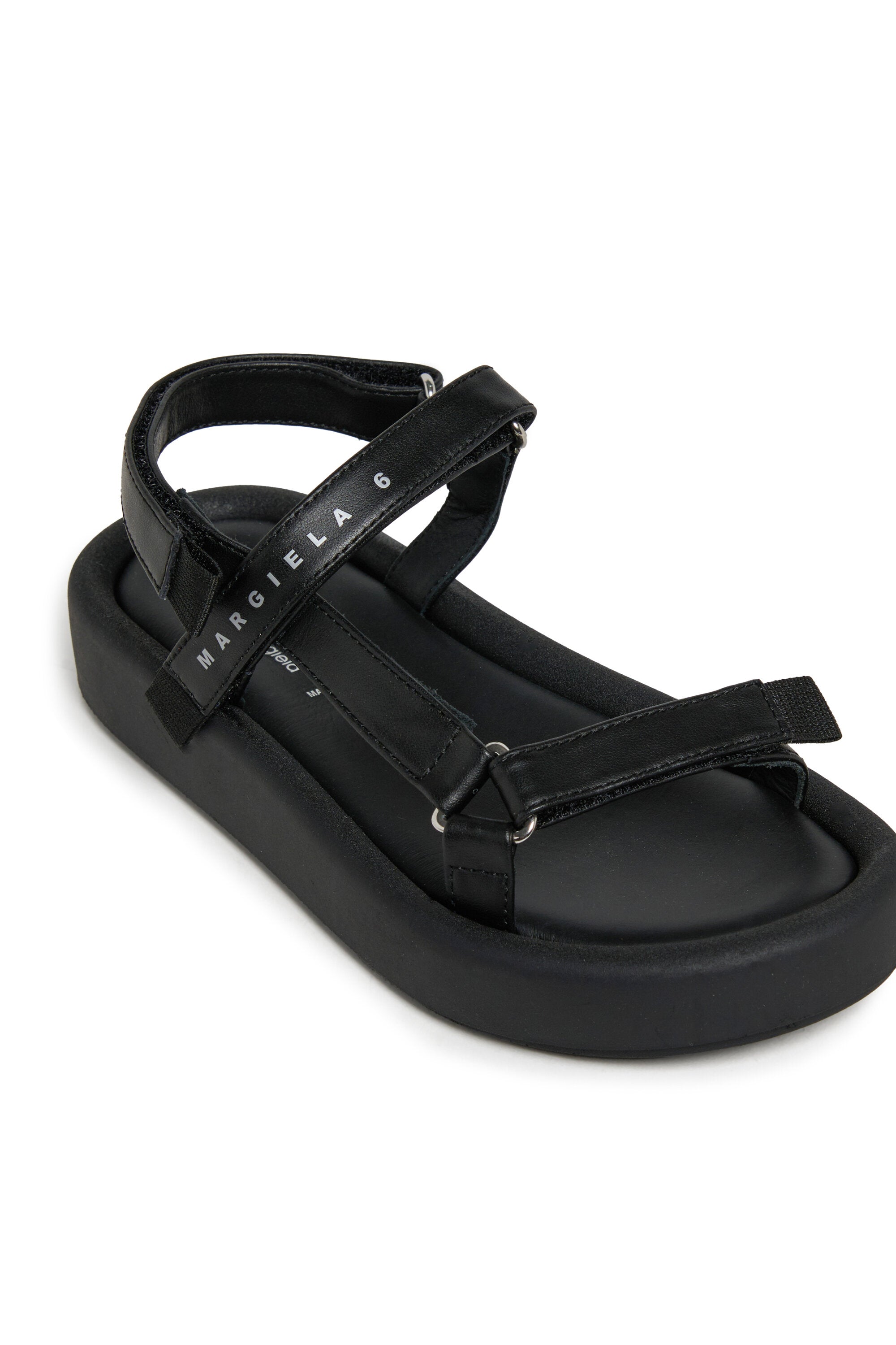 Sandalias slingback de piel