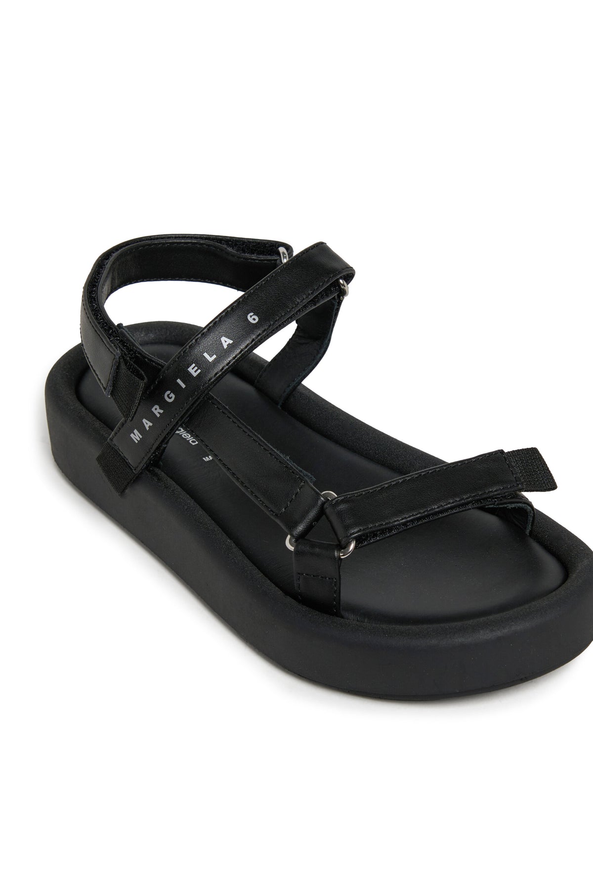 Leather slingback sandals