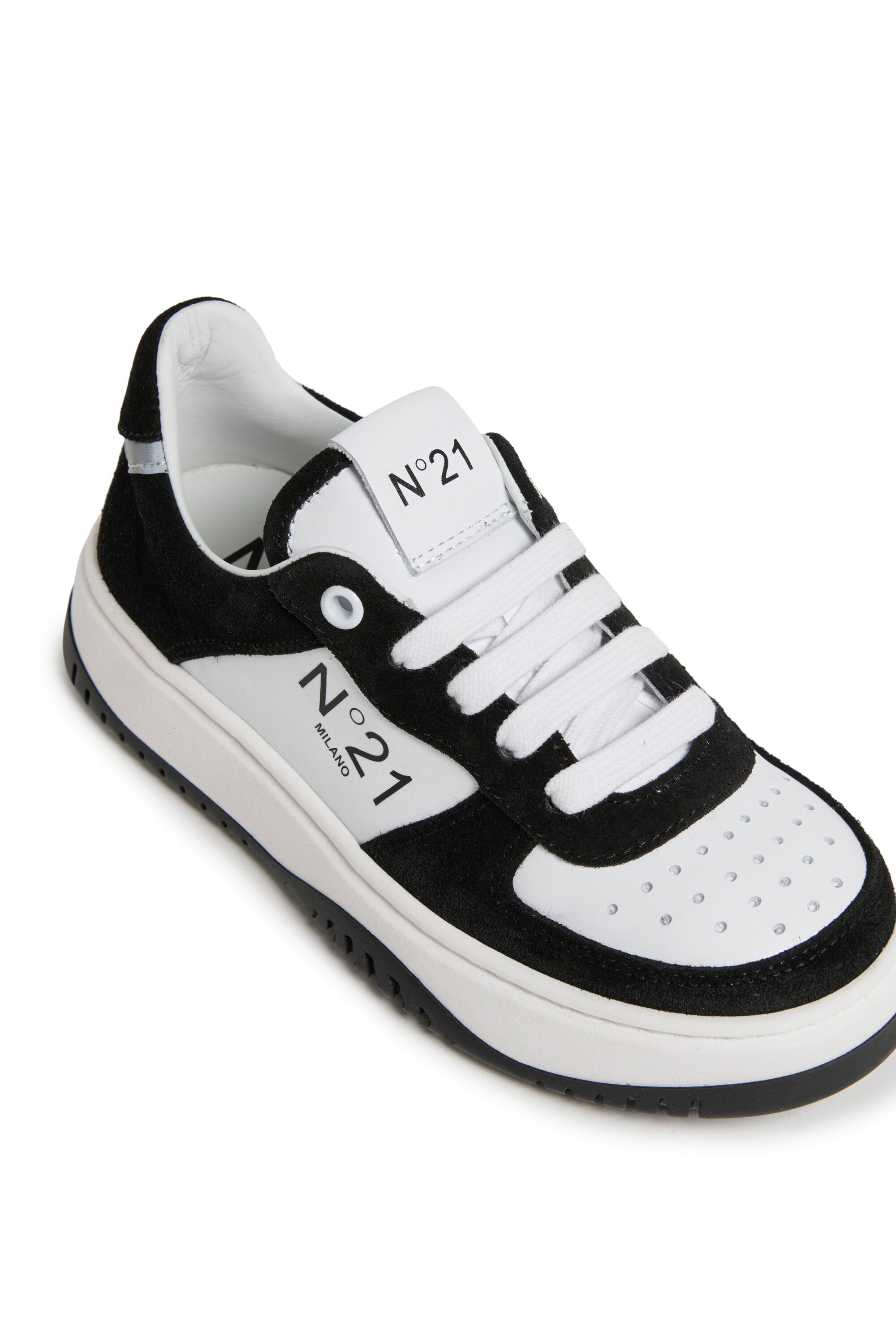 Sneakers basse in pelle con logo
