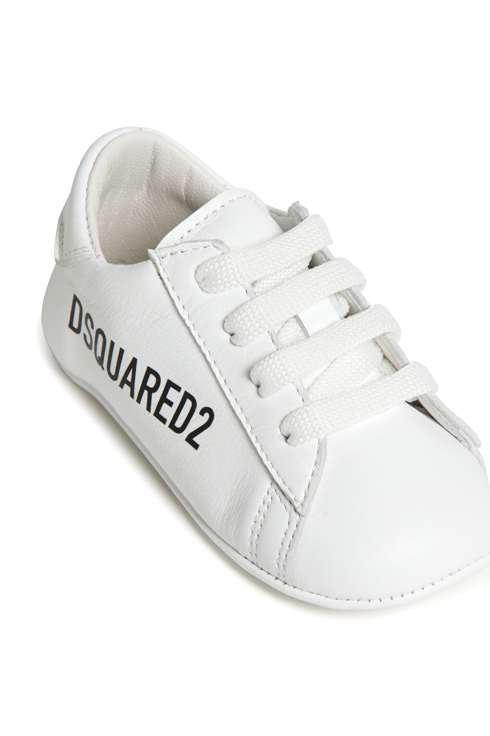 Zapatillas bajas de piel con logotipo