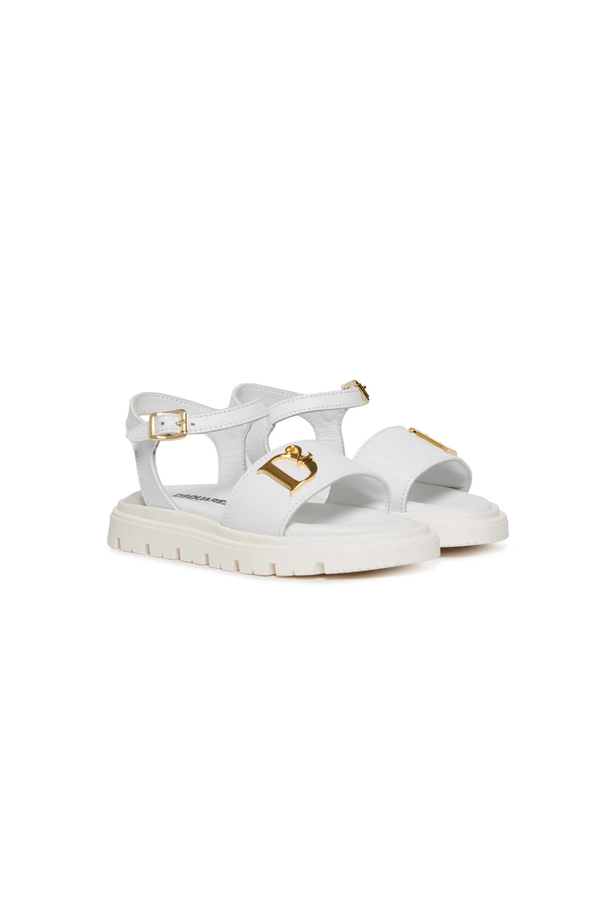 Sandali platform in pelle D2 Statement