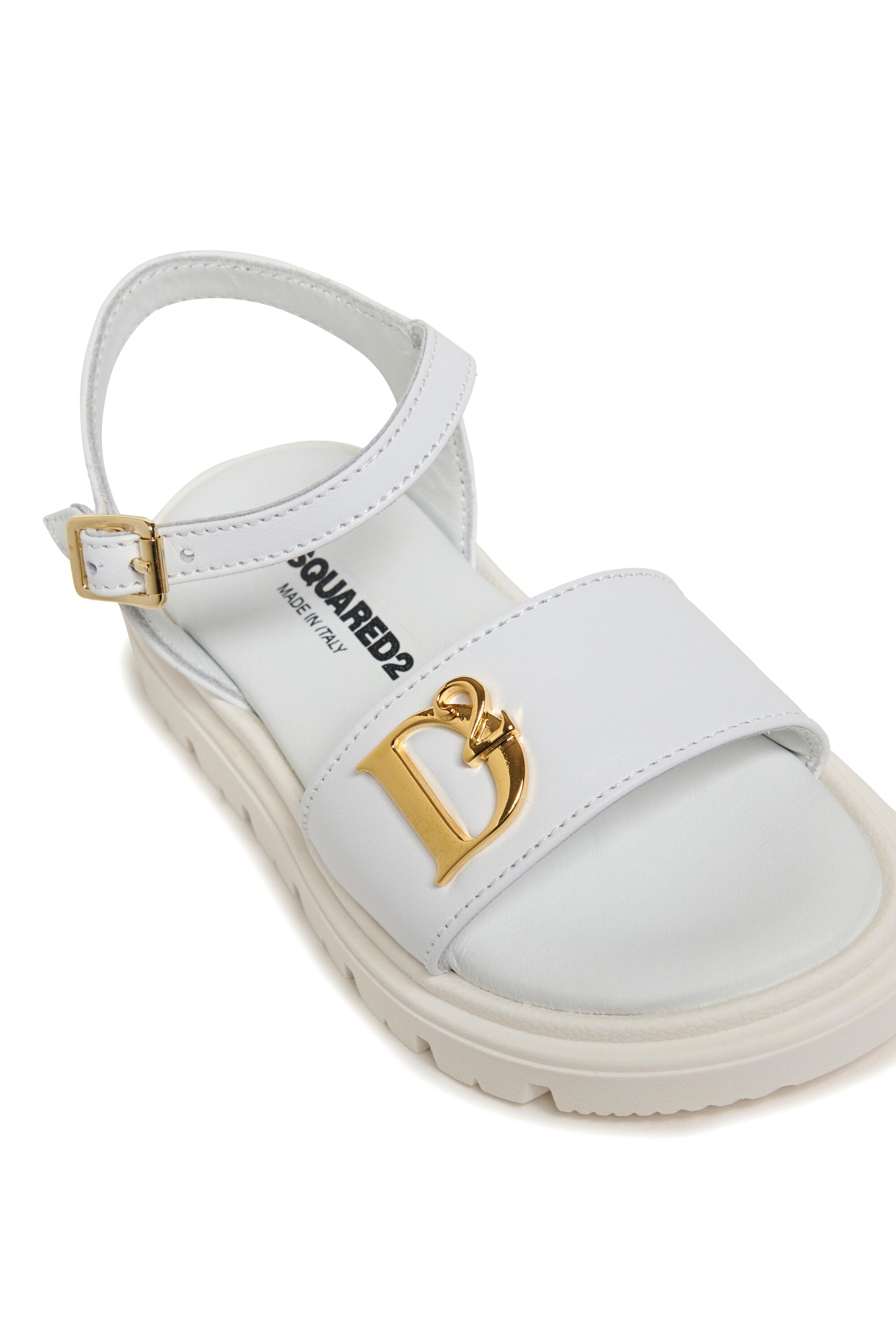 Sandali platform in pelle D2 Statement