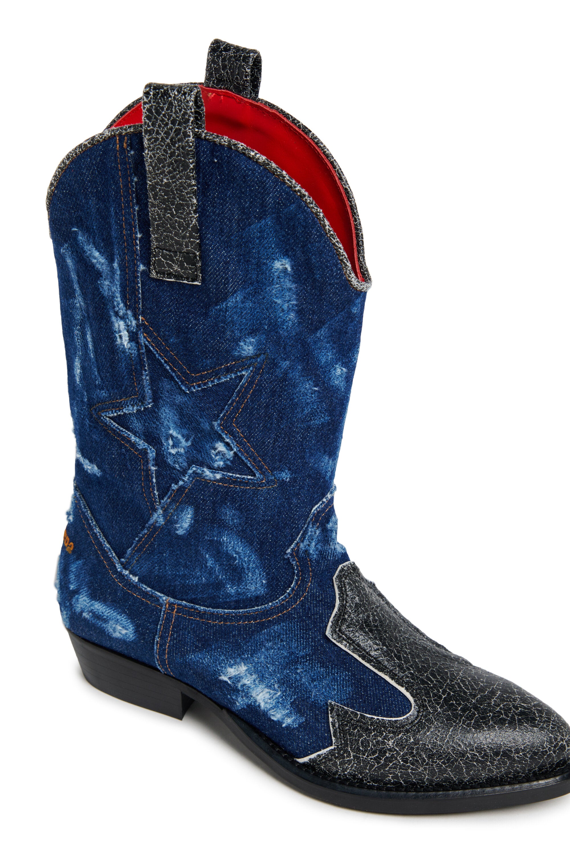 Bottes texanes en denim Super Star