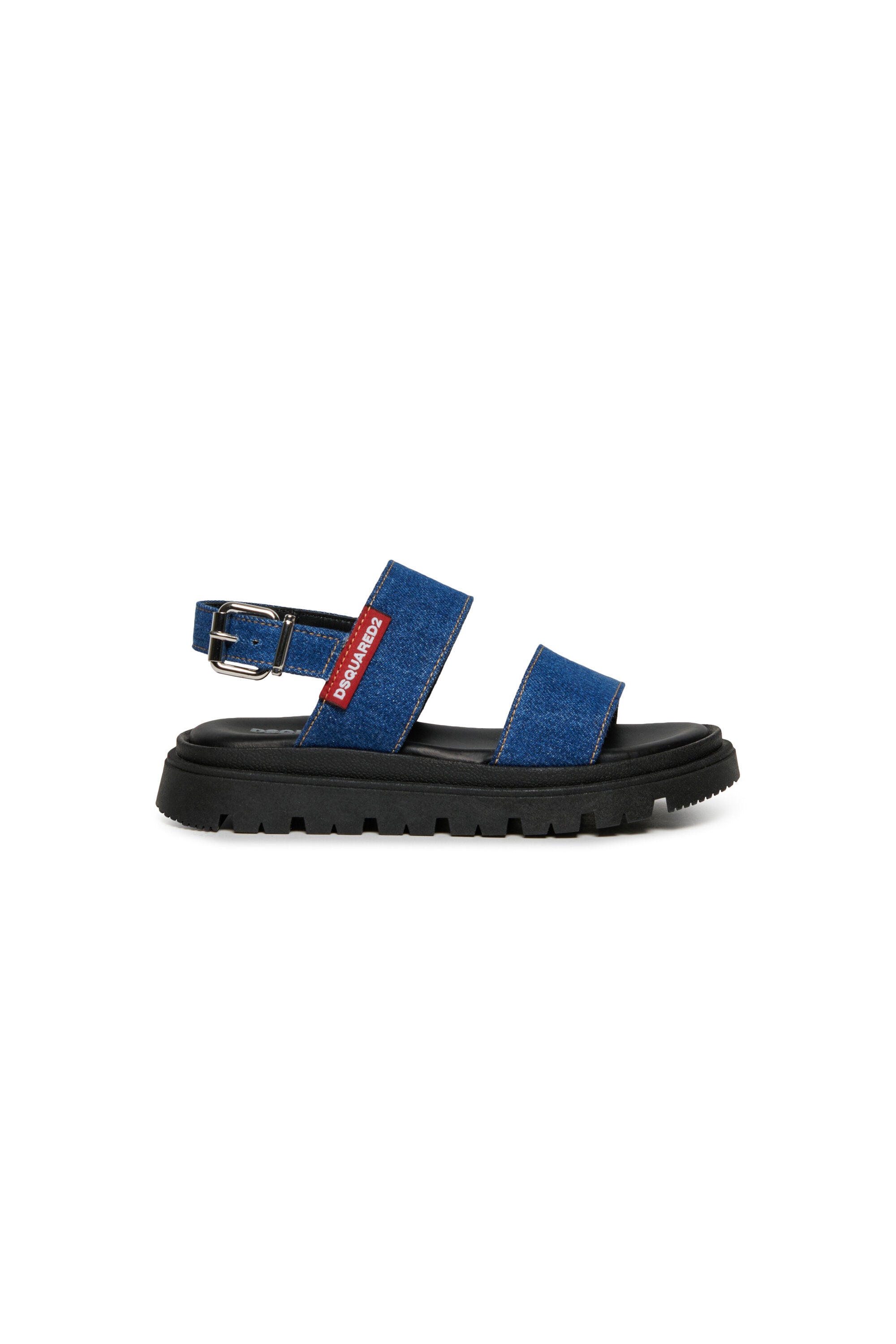 Sandalias denim con plataforma