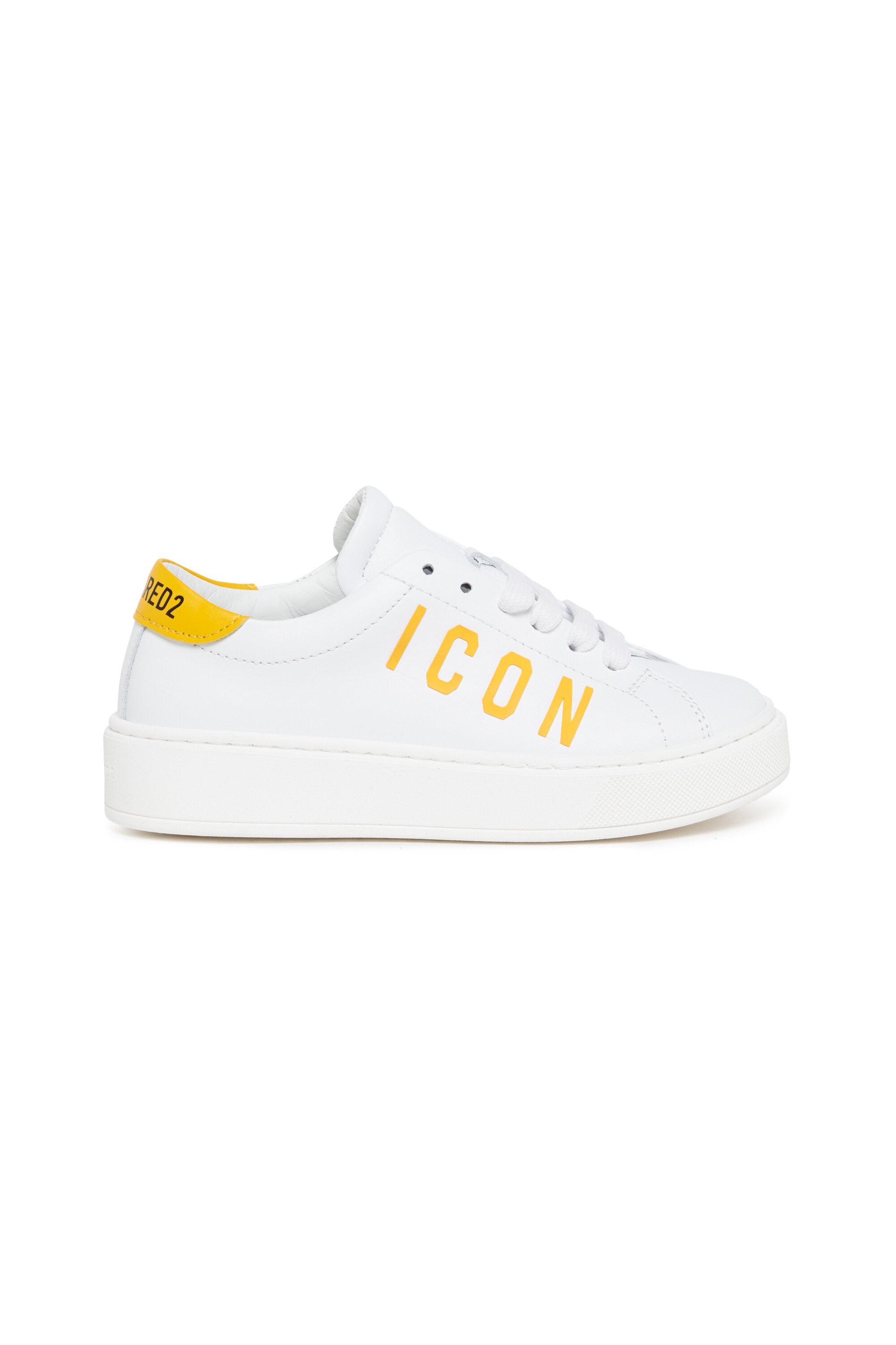 Zapatillas bajas de piel con logotipo ICON