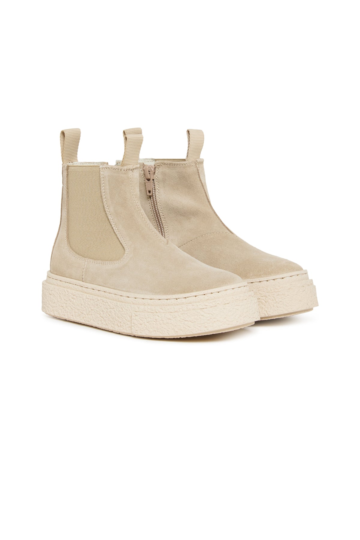 Stivali Chelsea con suola platform