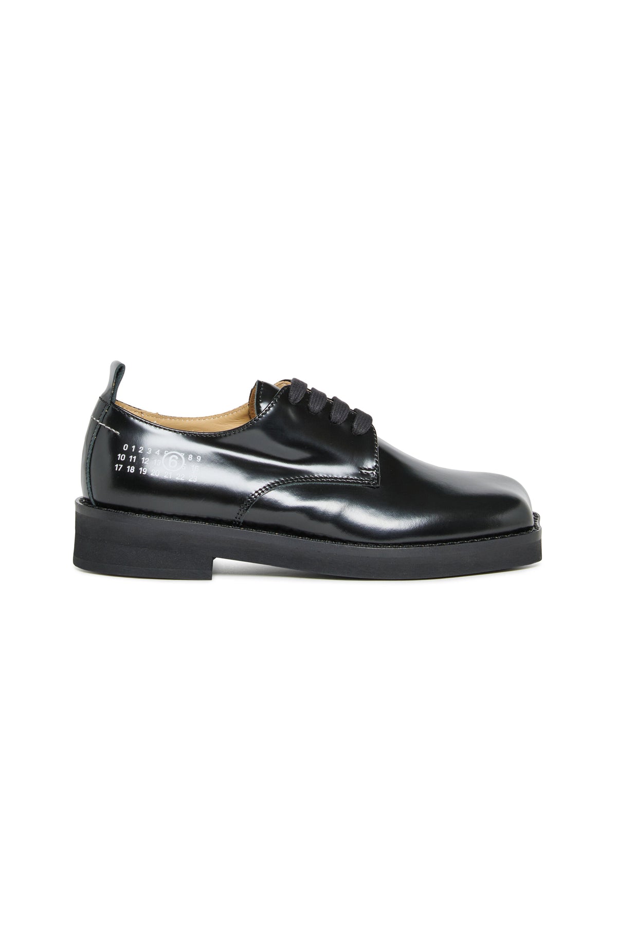 Chaussures Derby en cuir avec logo