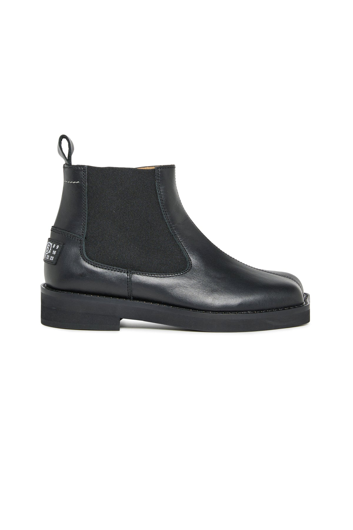 Bottes Chelsea en cuir avec logo
