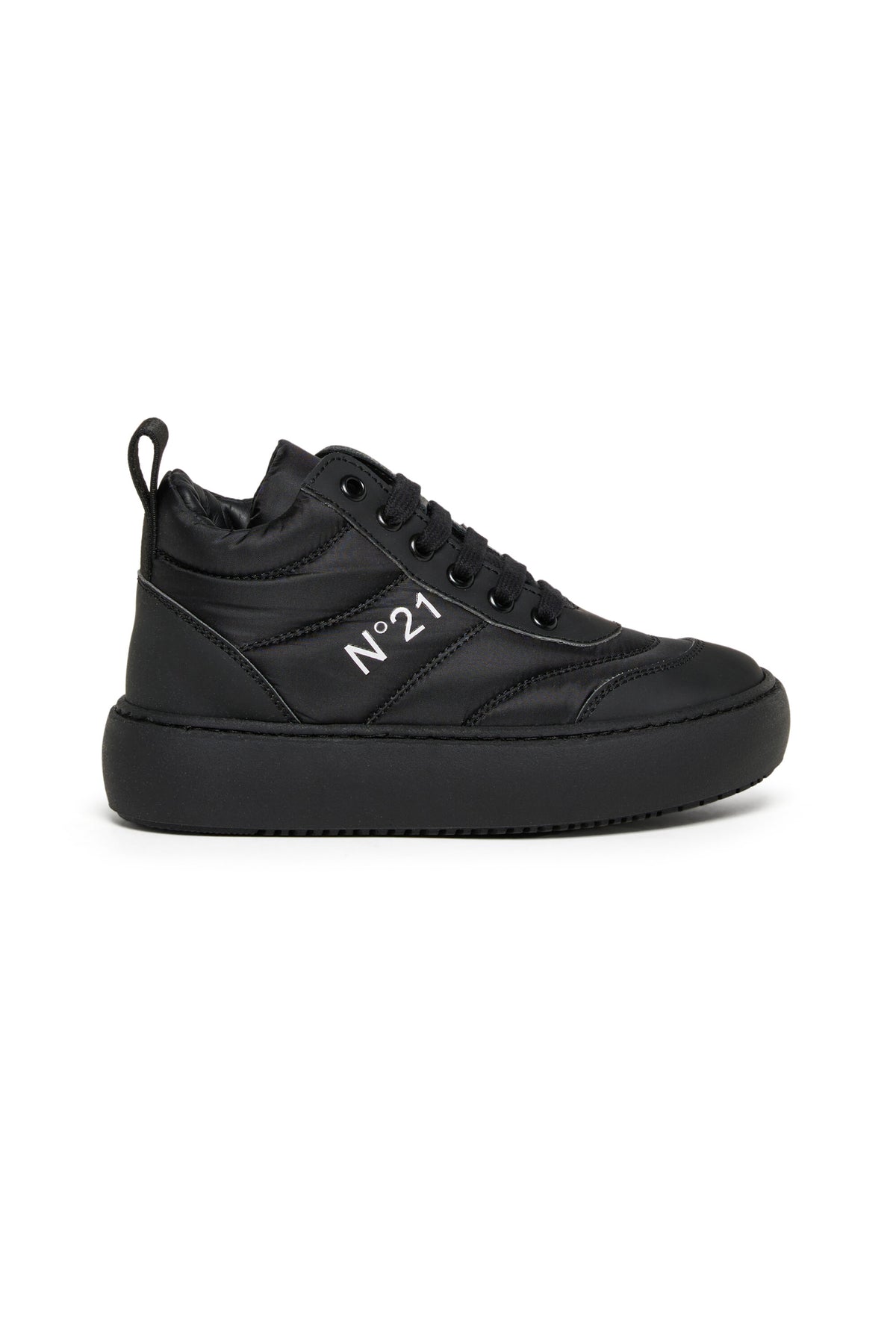 Sneakers mid imbottite con logo