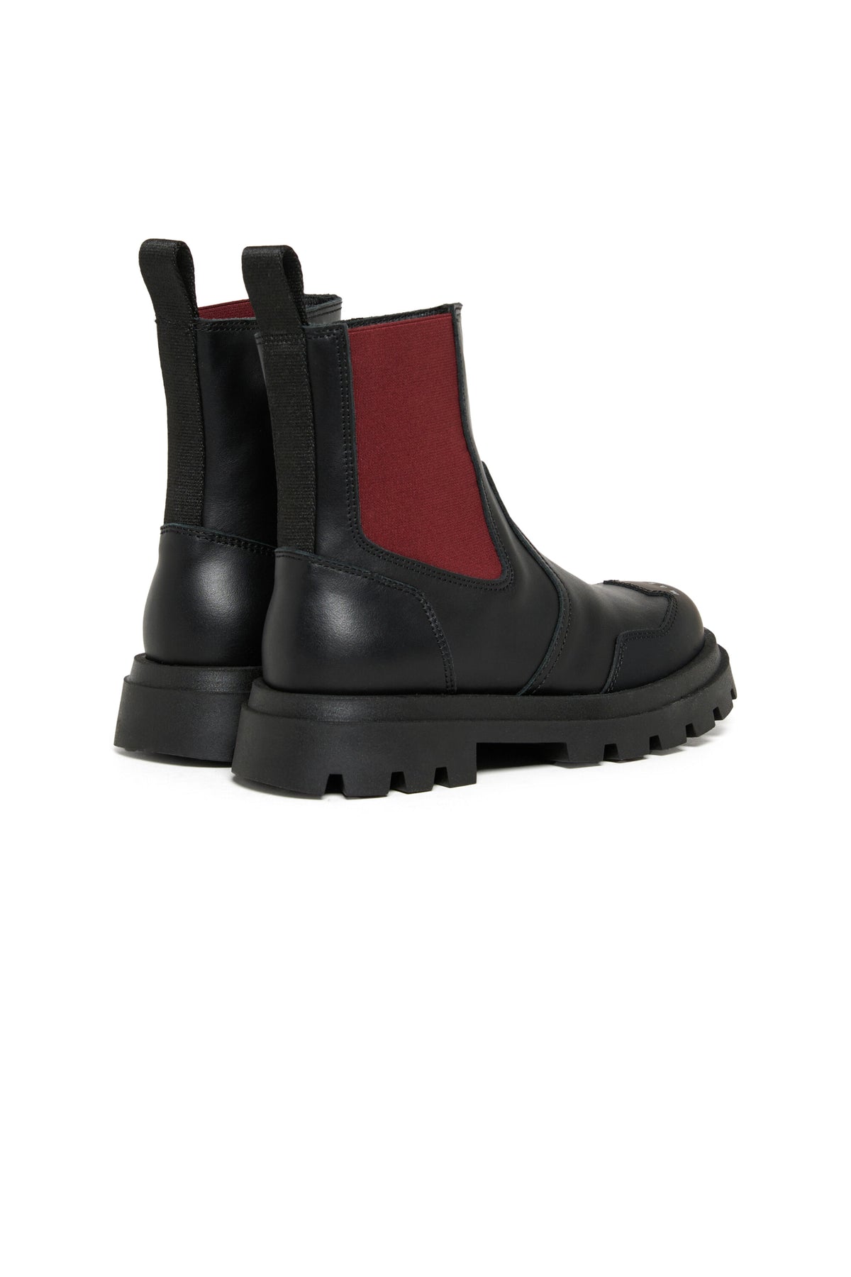 Chelsea-Stiefel mit Logo an der Spitze
