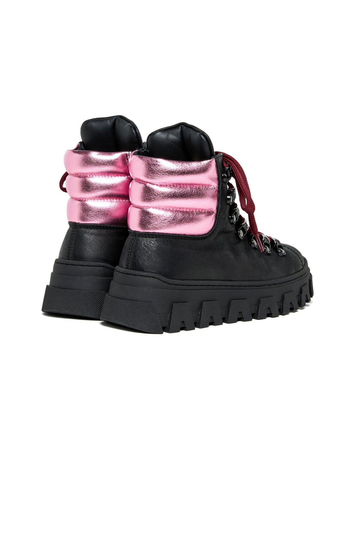 Wanderstiefel mit kontrastierendem Kragen