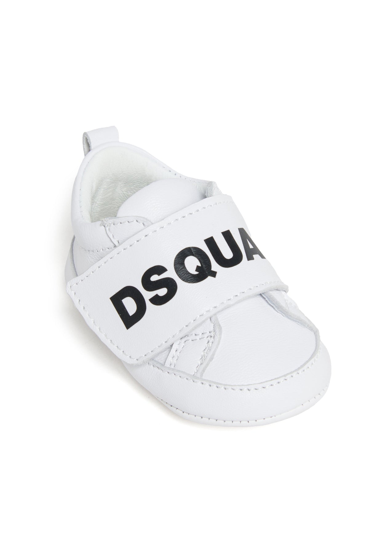 Niedrige Ledersneakers mit Riemen