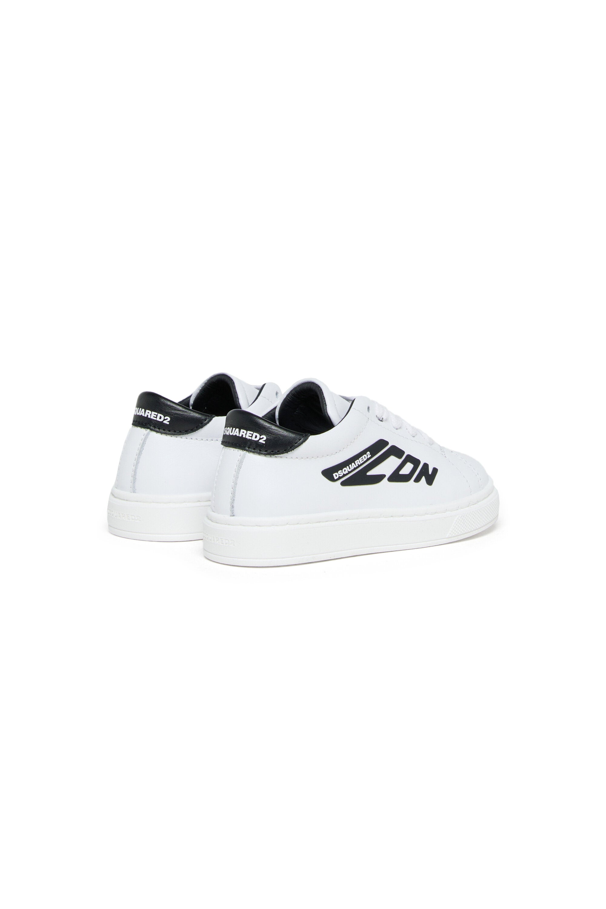 Sneakers basse in pelle con logo Icon
