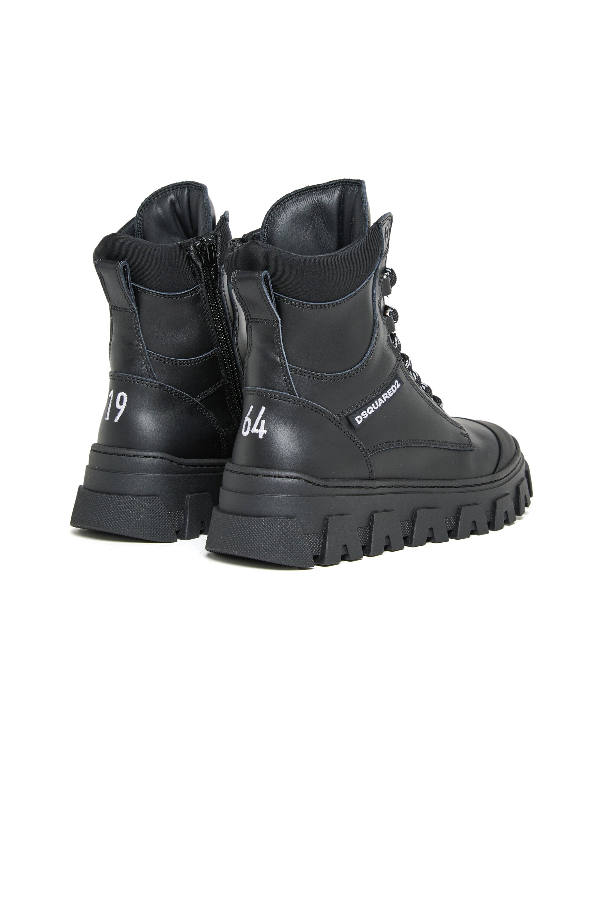 Stivali anfibi con suola chunky