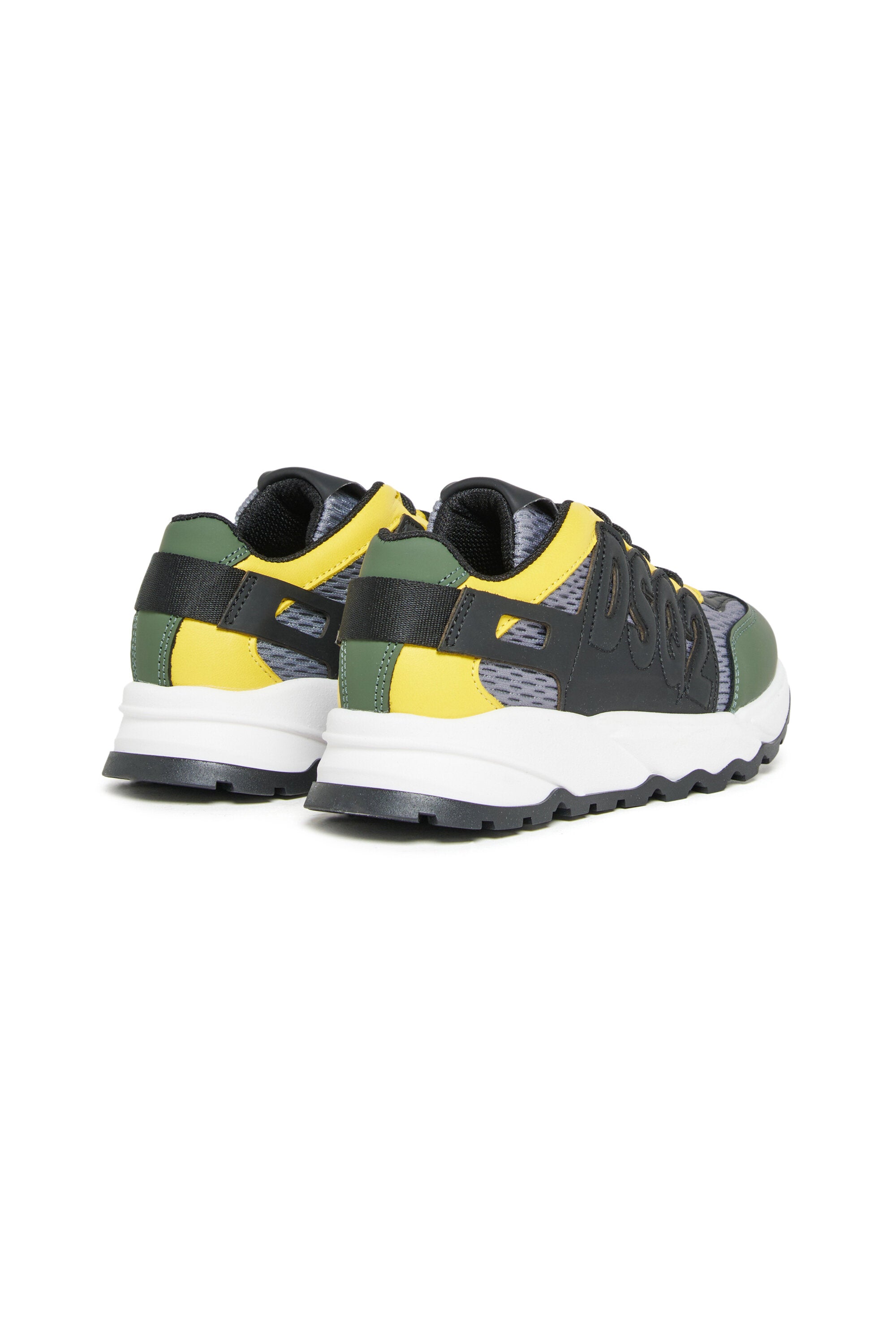 Sneakers basse Dash in pelle e mesh