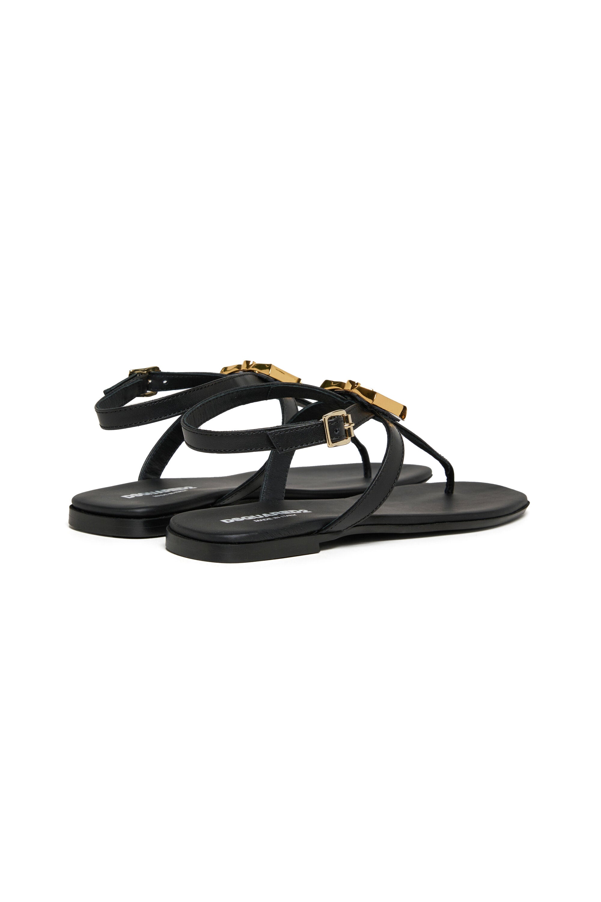 Sandals with logo