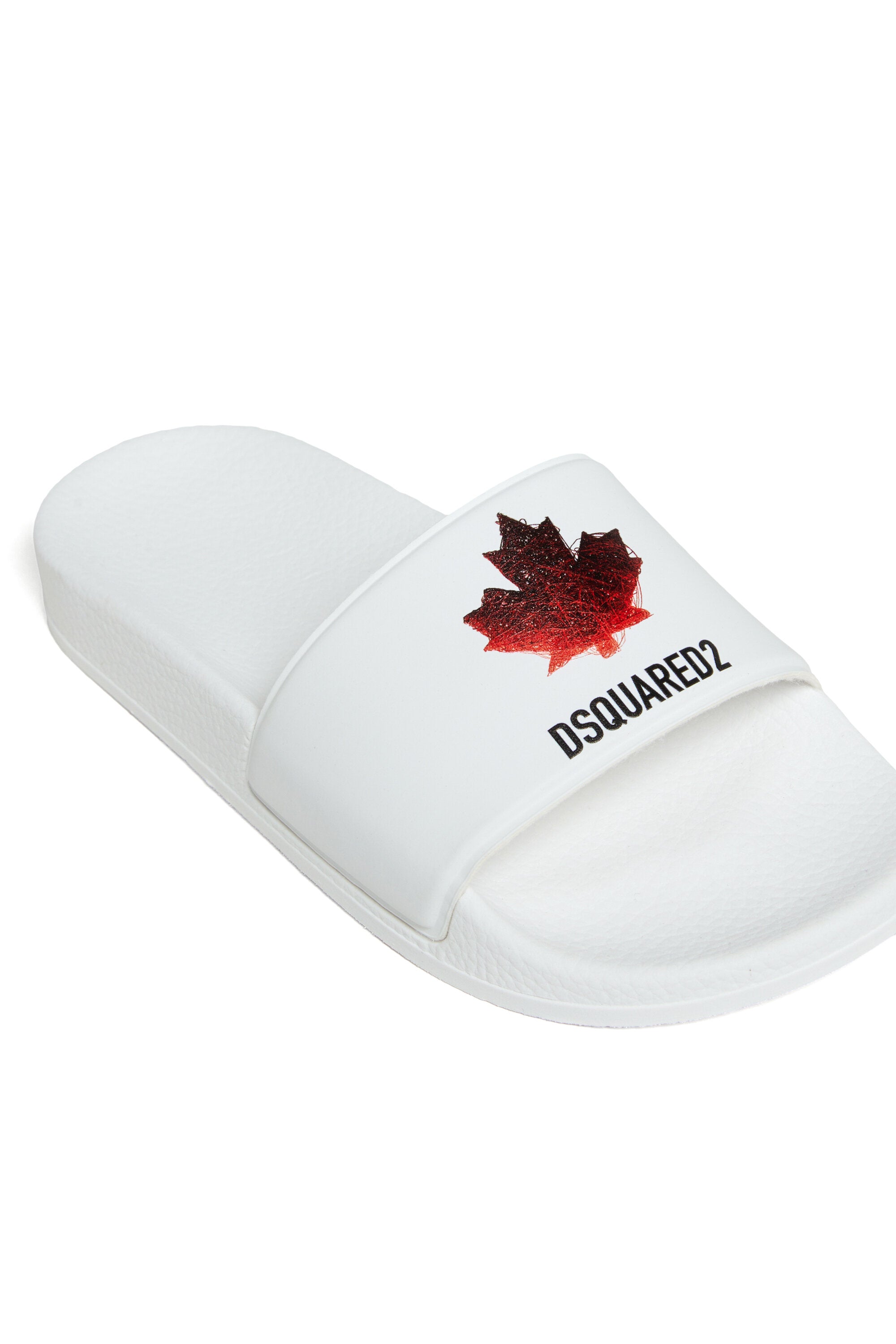 Slide-Pantoletten mit Logo