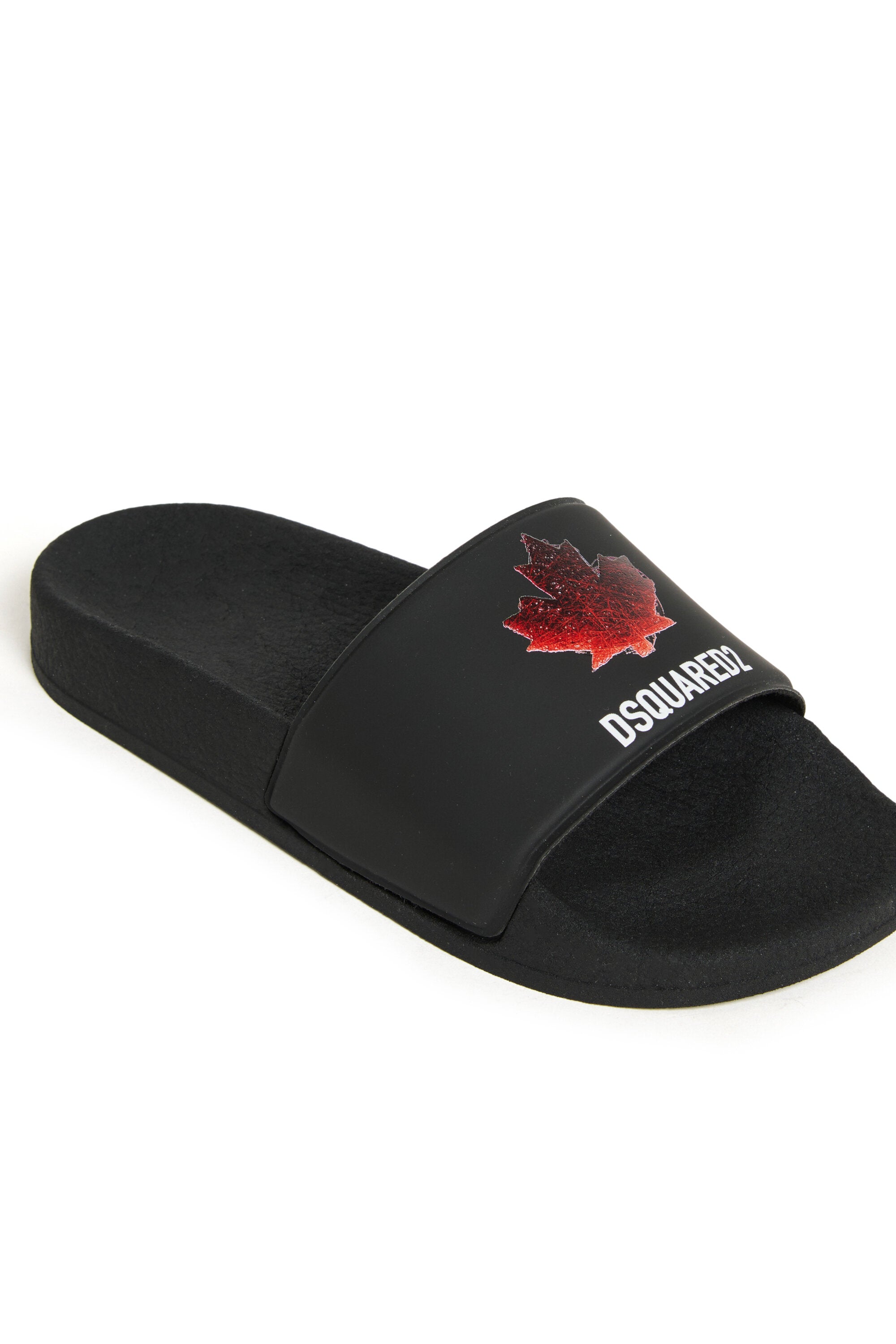 Slide-Pantoletten mit Logo