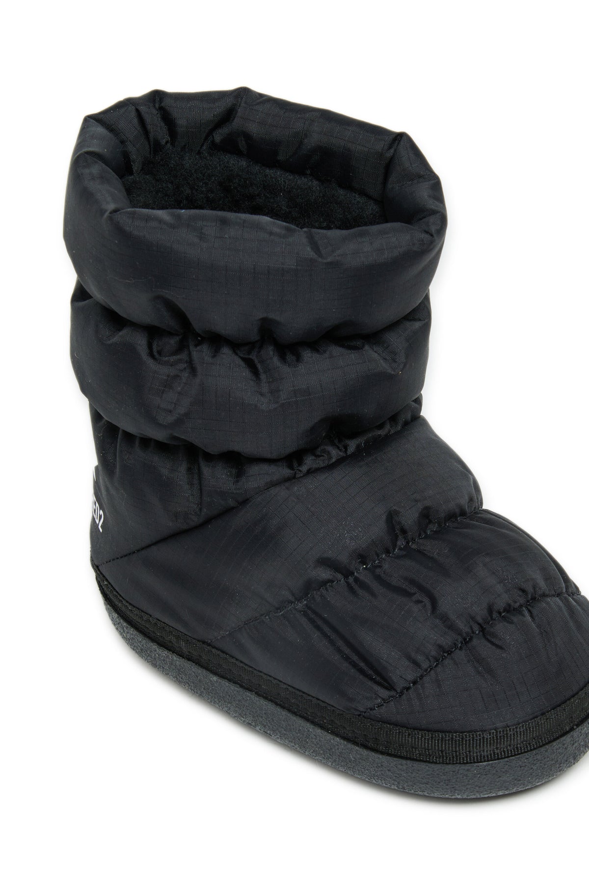 Padded snow boots with logo