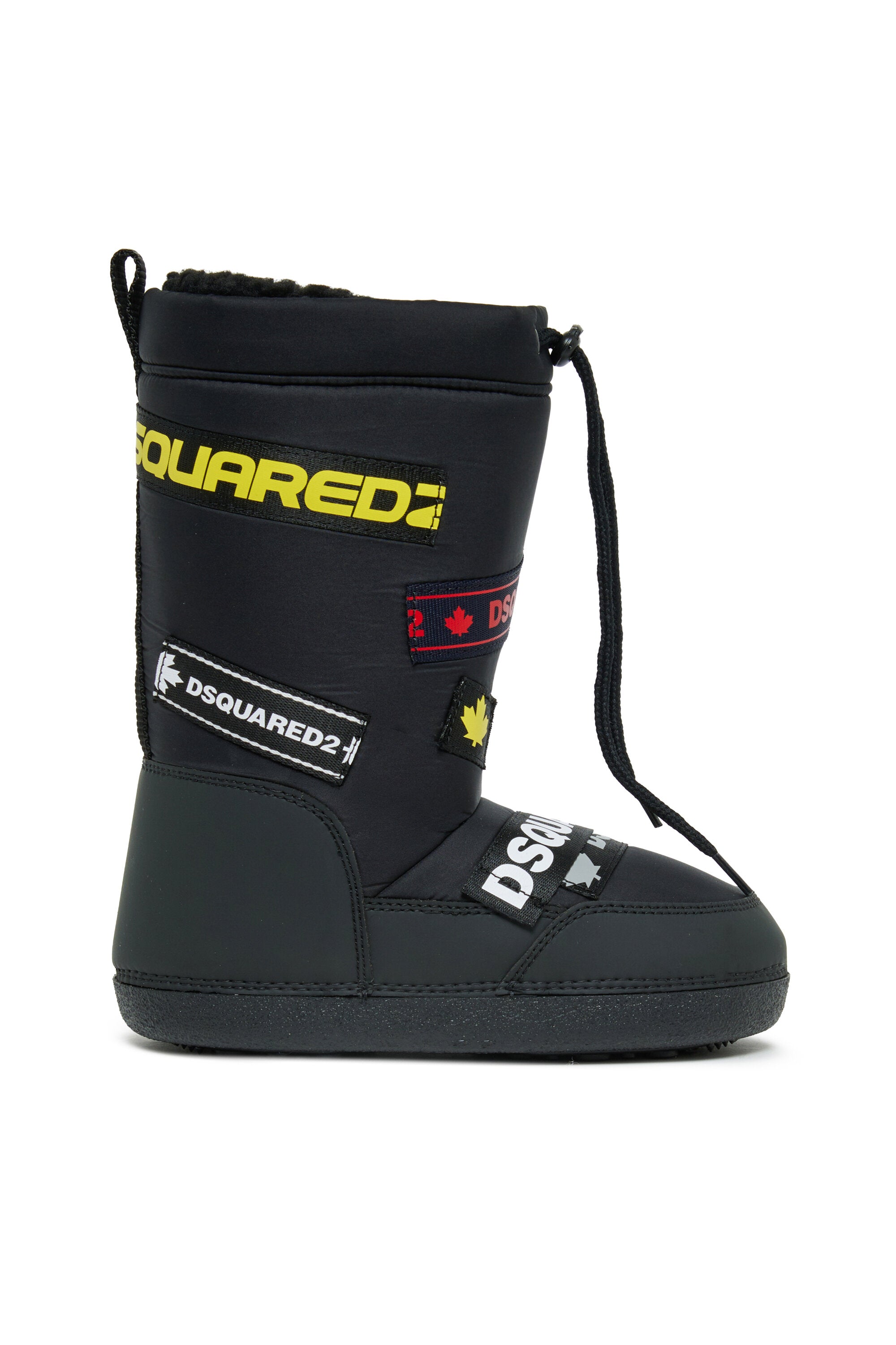 Hohe Schneestiefel mit Logo