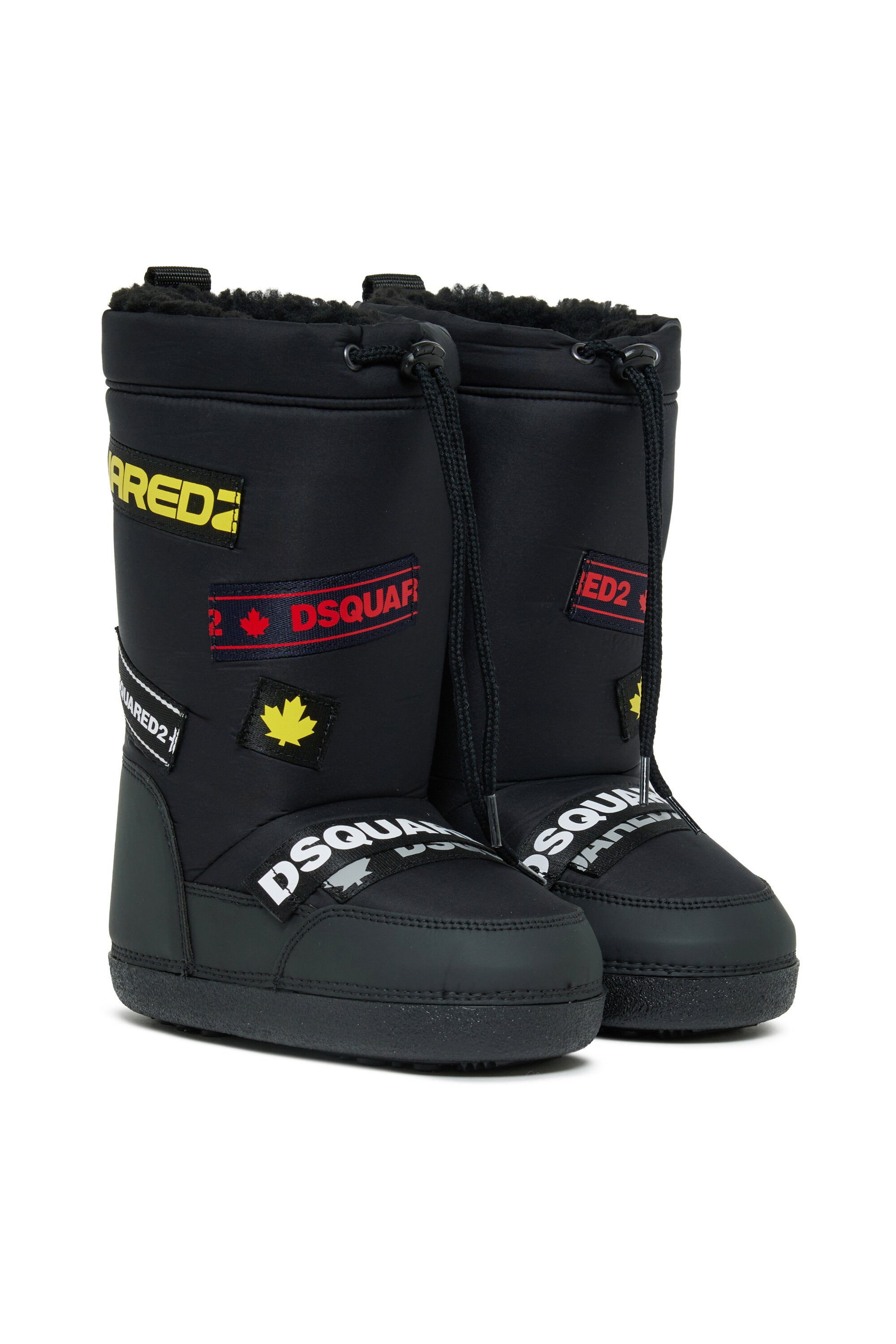 Hohe Schneestiefel mit Logo