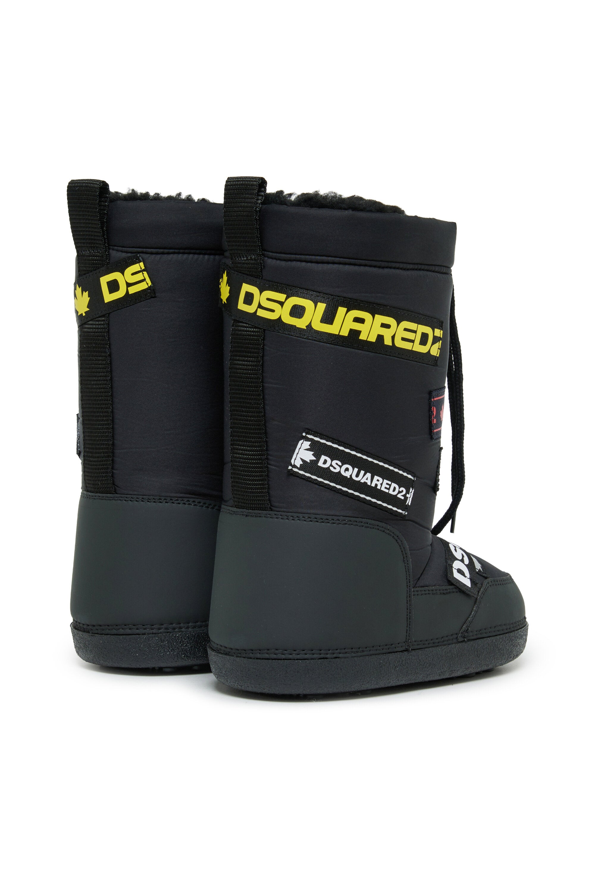 Hohe Schneestiefel mit Logo