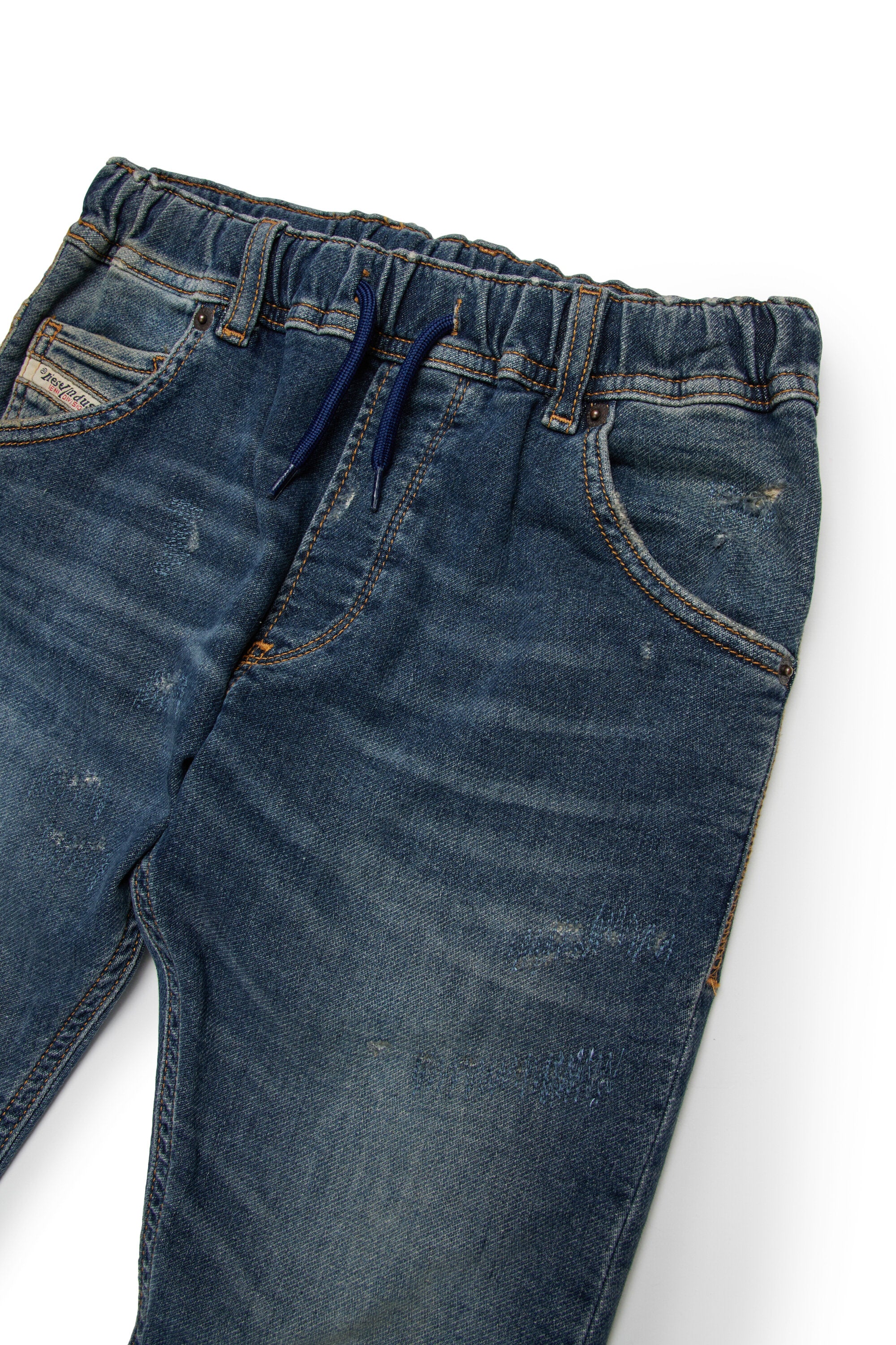 JoggJeans® regular azul oscuro con rotos - Krooley