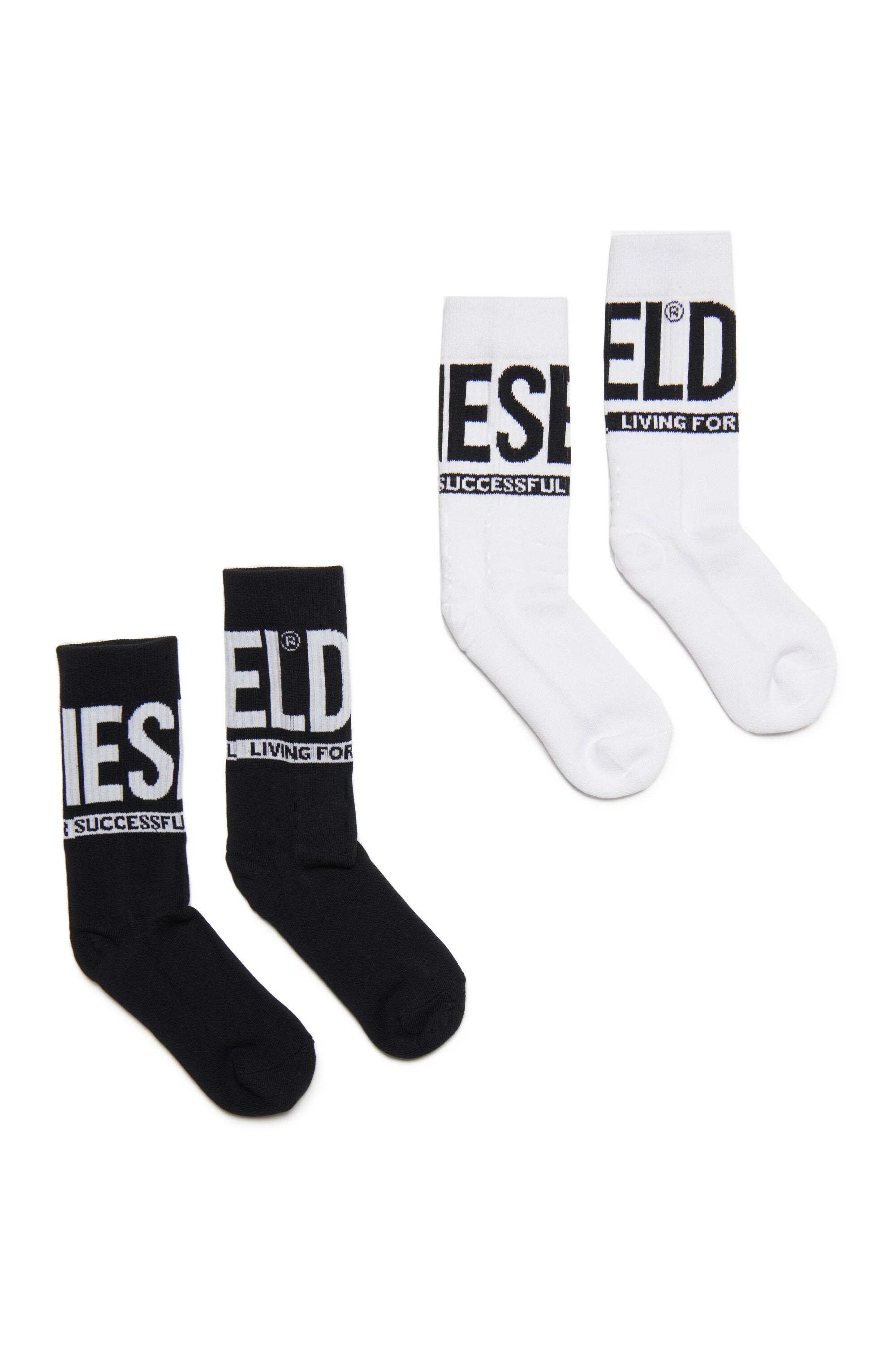Set da due paia di calzini con logo