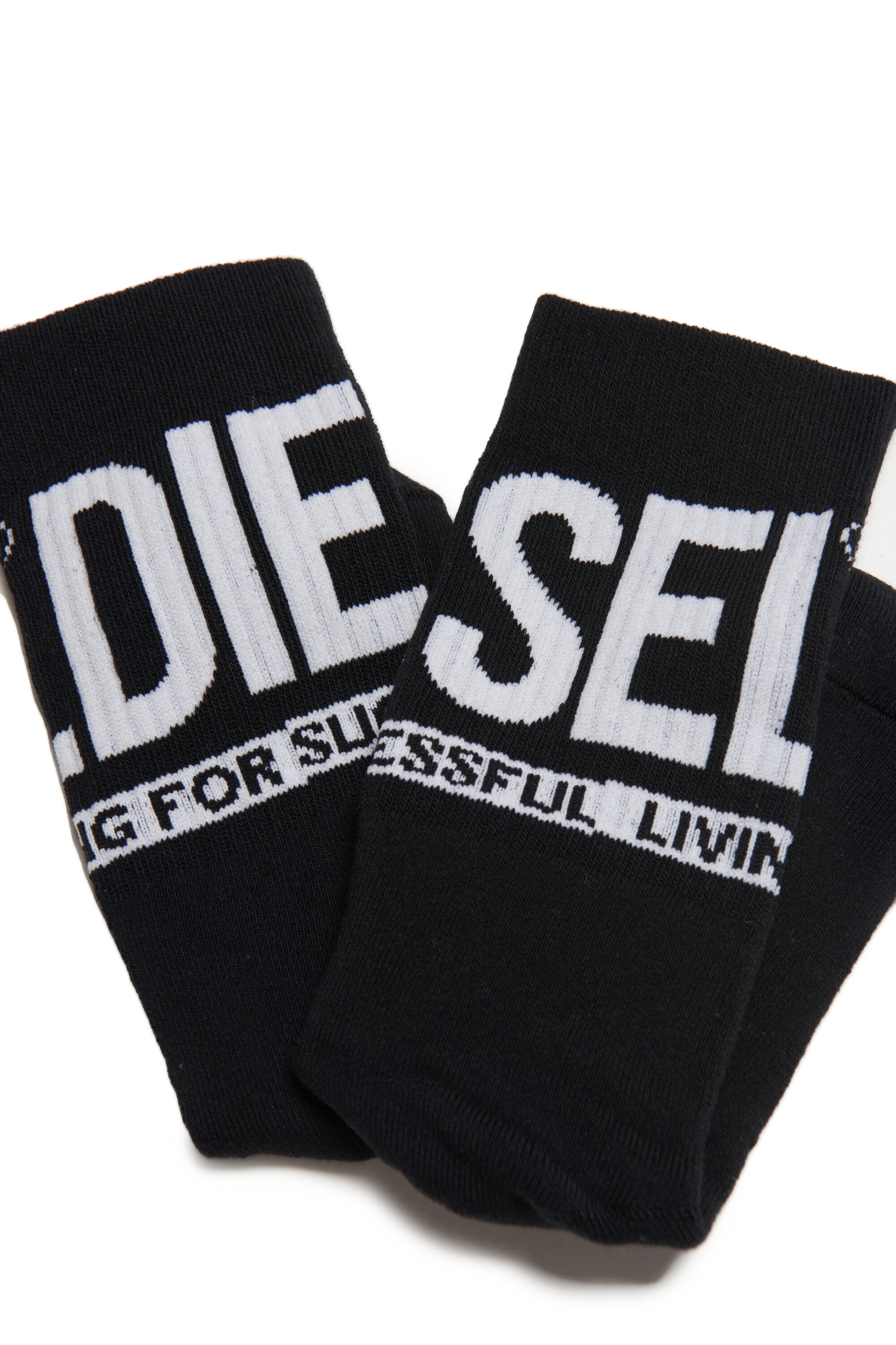 Set of two pairs of logo socks