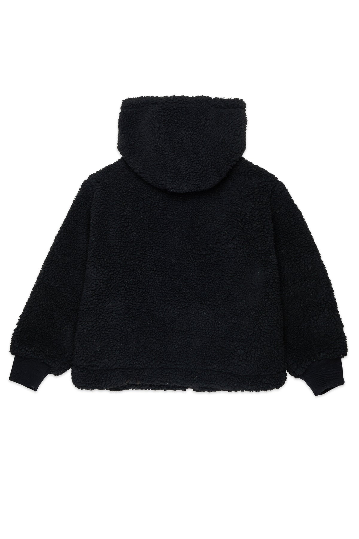 Chaqueta teddy con detalles de huesos