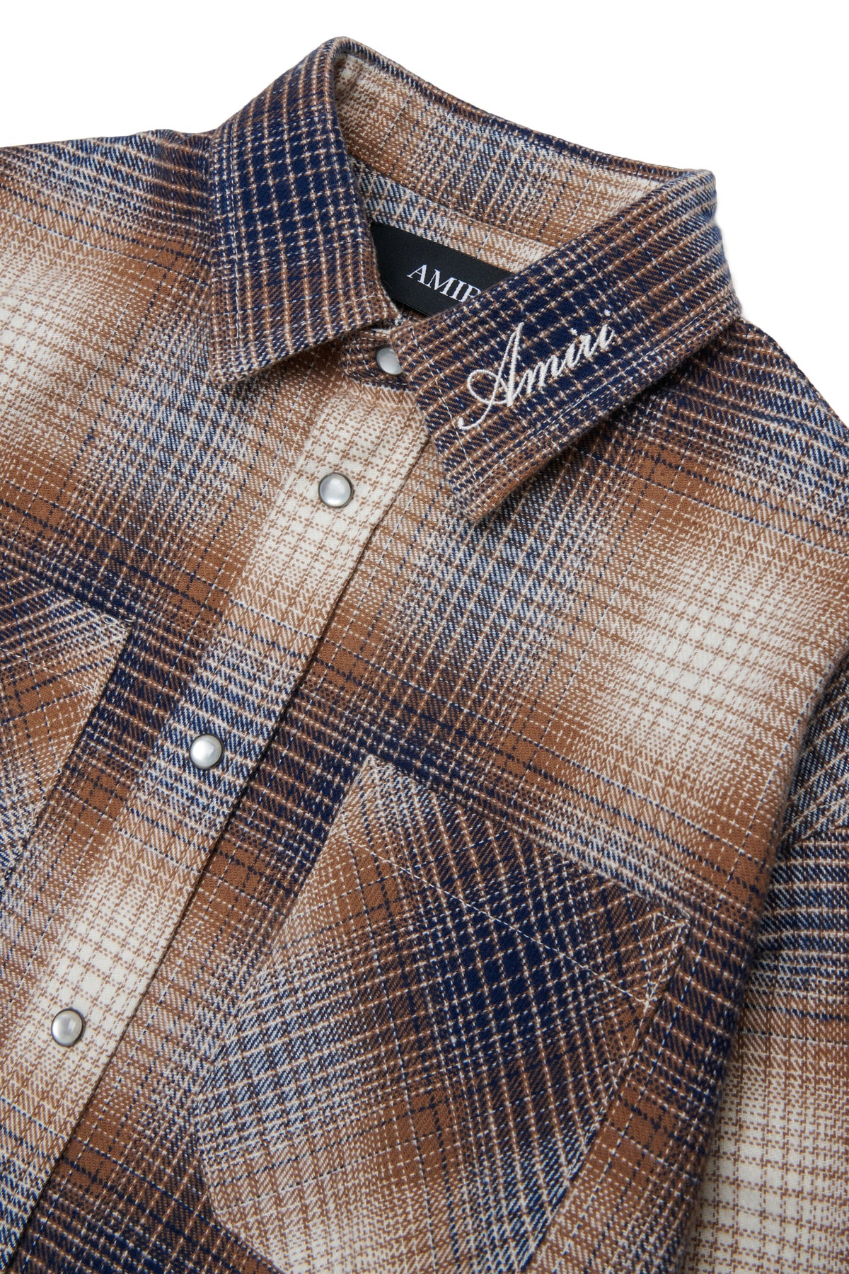 Camisa de cuadros con logo