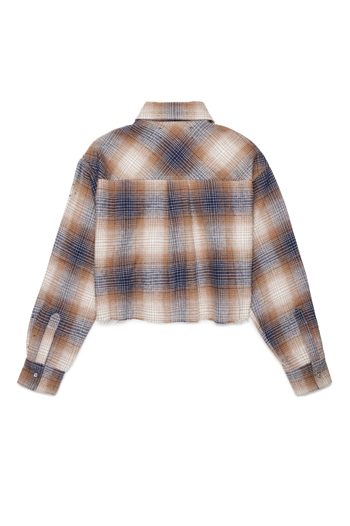 Chemise à carreaux avec logo