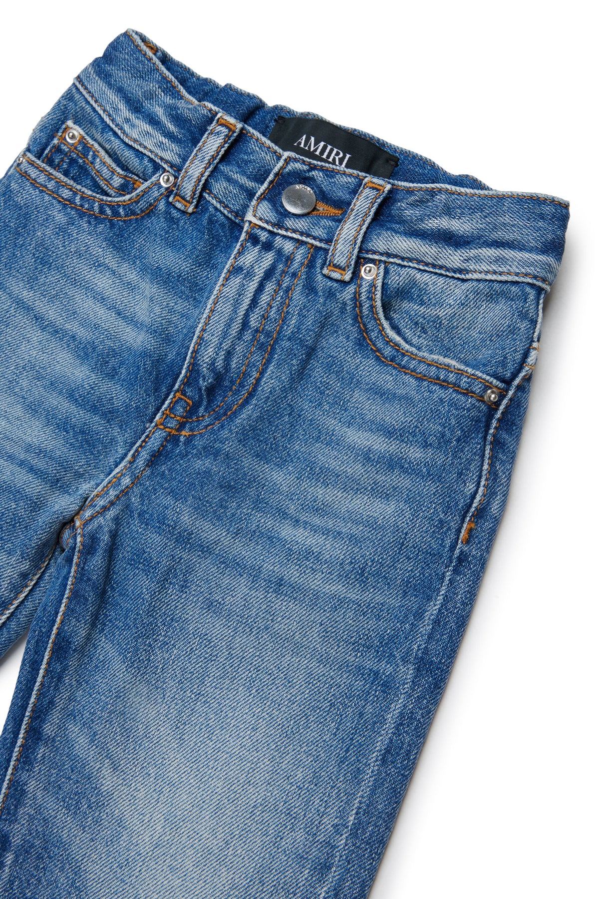 Jeans corte regular en azul claro