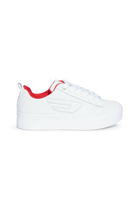 White Vaneela low sneakers with embossed D