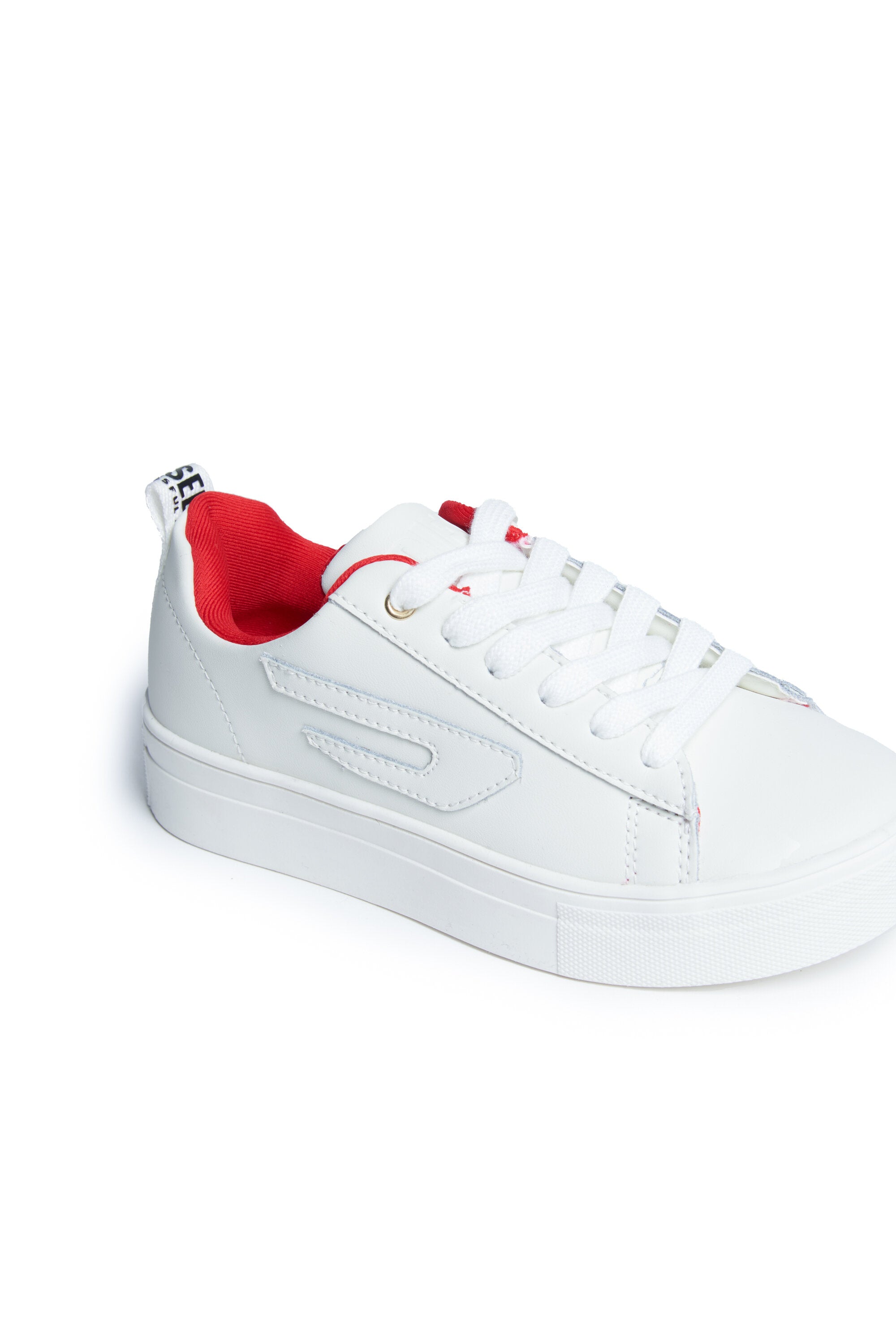 Scarpe sneakers basse bianche Vaneela con D in rilievo