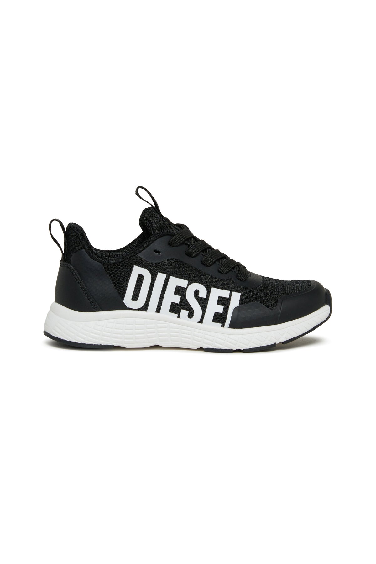 Sneakers con logo a contrasto