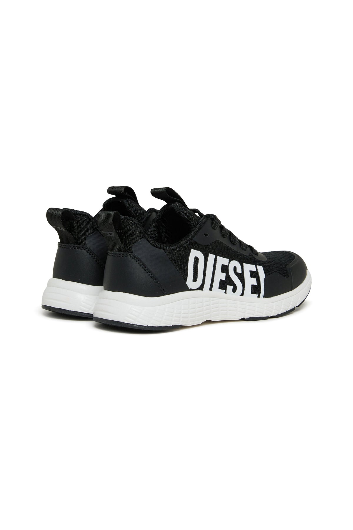 Sneakers con logo a contrasto