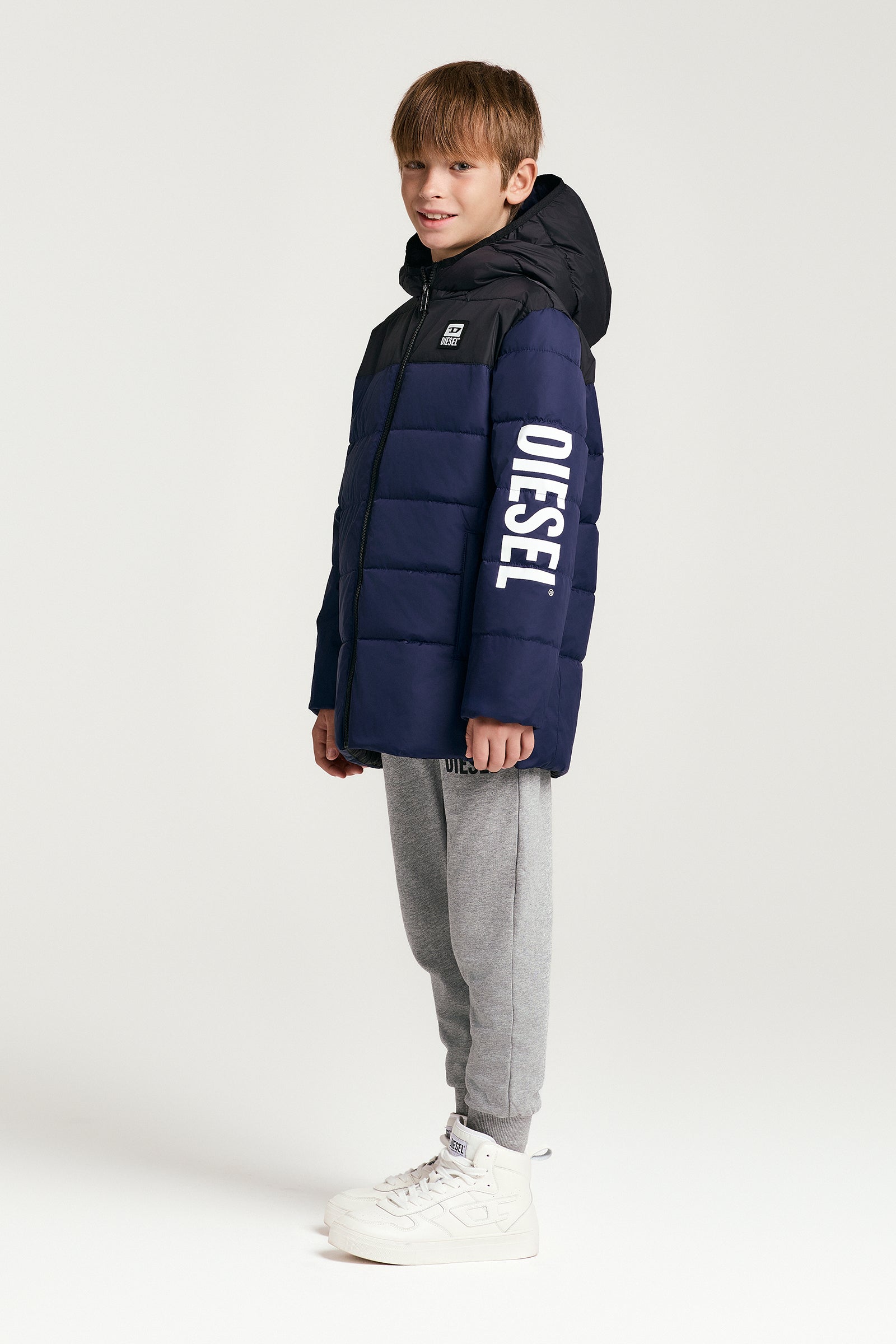 Diesel online Boys Logo Jacket