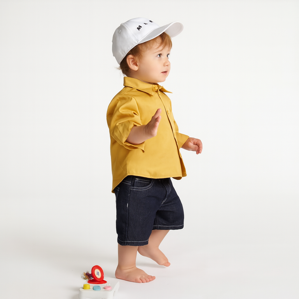 Berretto con Visiera e Tunnel per Bambini - Blu | Comfort e Stile Berretto con Visiera e Tunnel per Bambini - Blu | Comfort e Stile