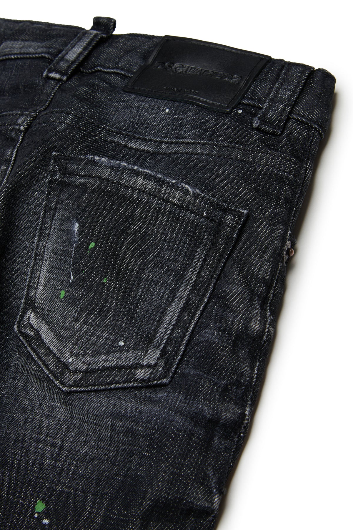 Jeans Slim-Passform schwarze Waschung