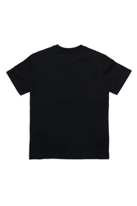 T-shirt girocollo in jersey con logo Icon