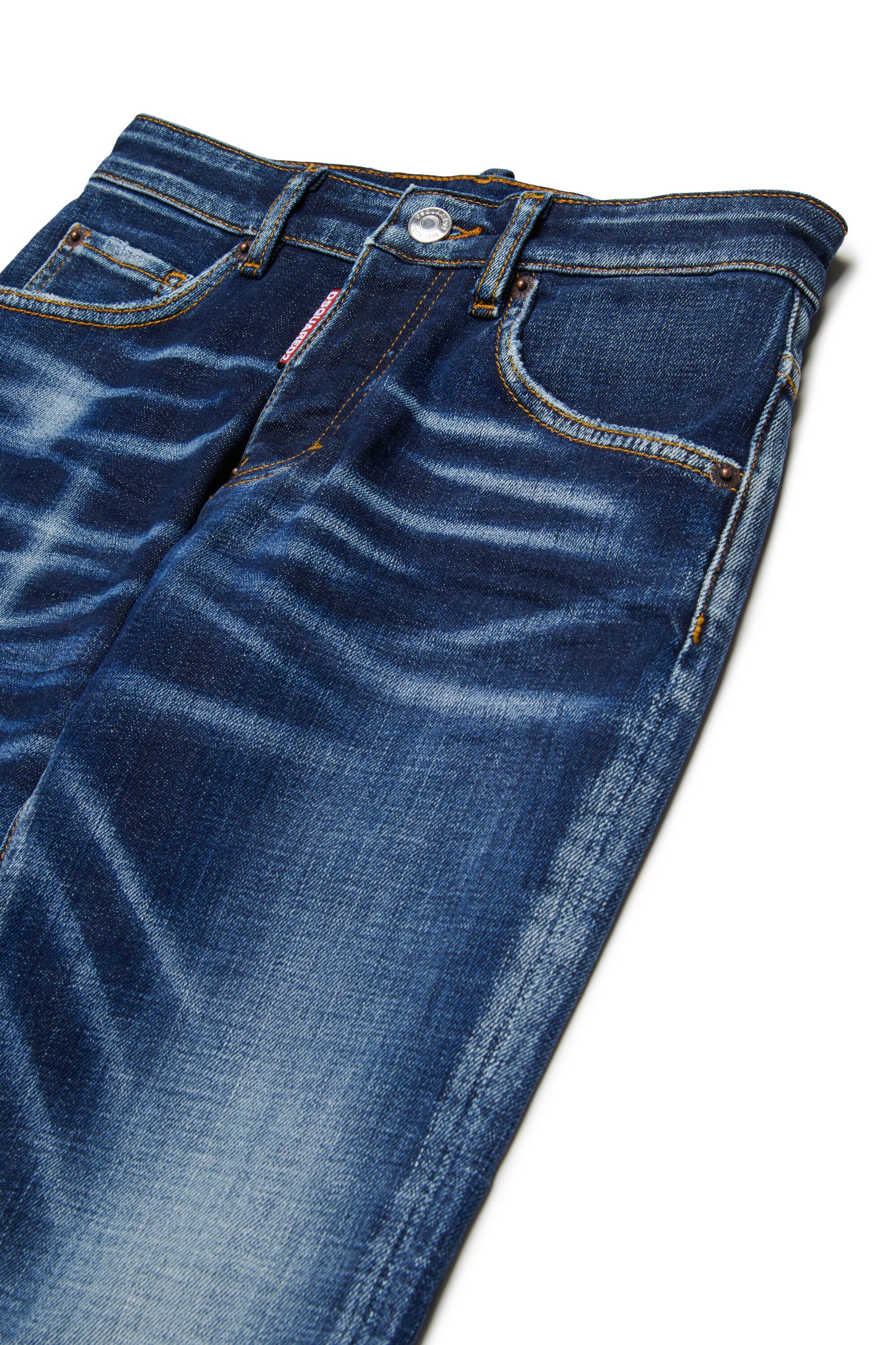Jeans regular blu scuro sfumato - Stanislav