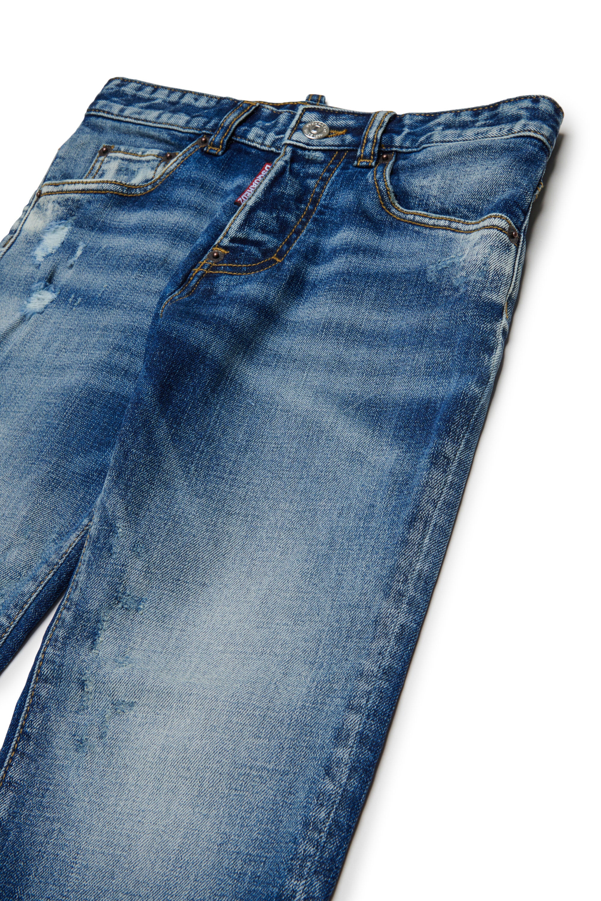 Hellblaue Straight-Jeans mit regulärem Beinabschluss - Stanislav