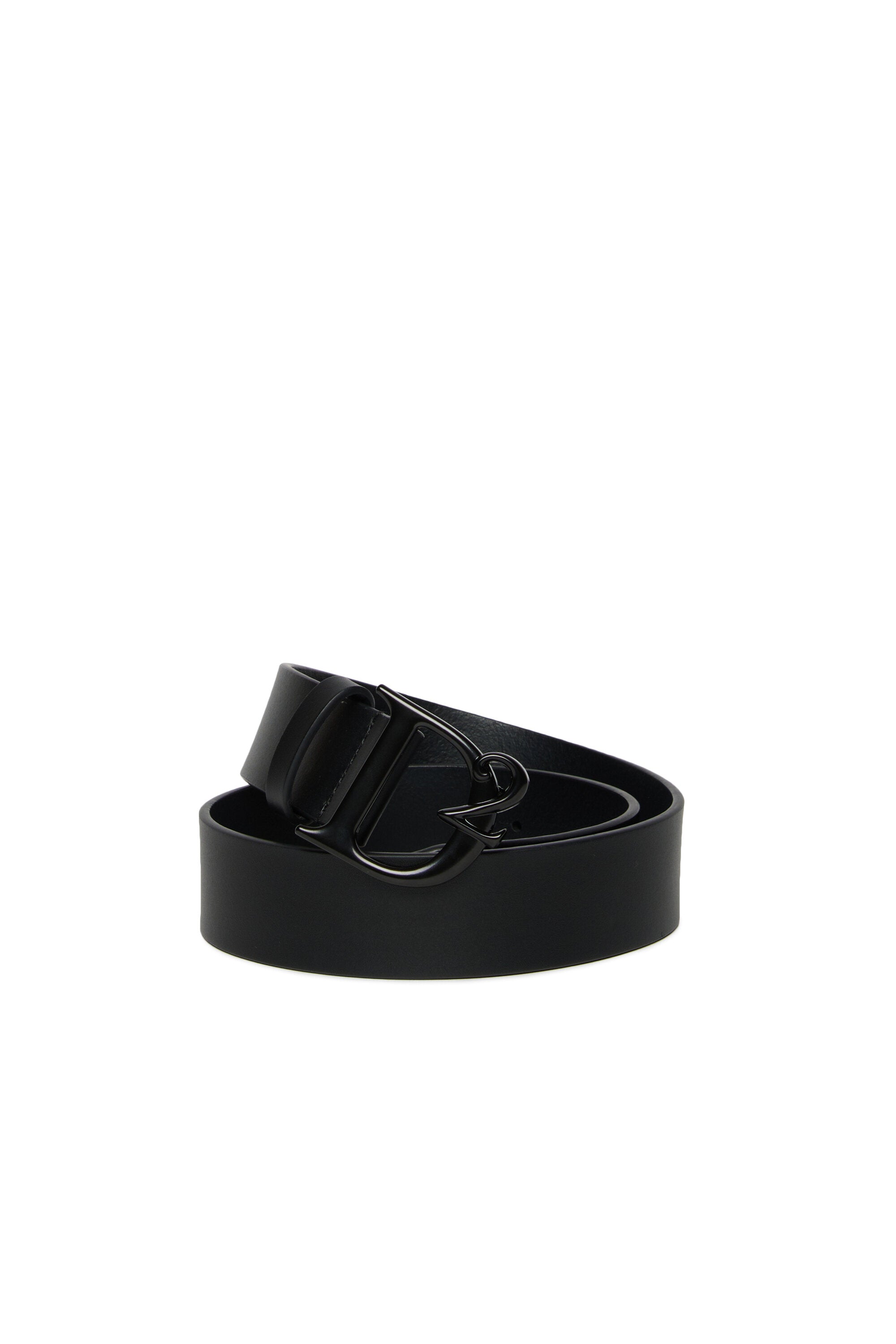 Leather belt with D2 buckle