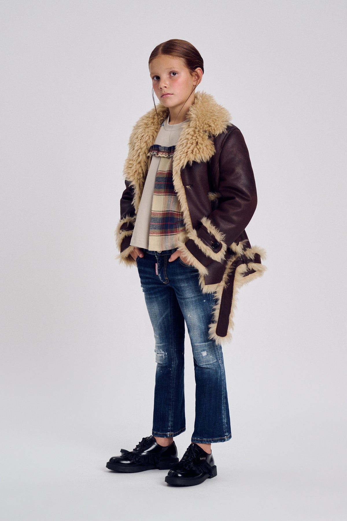 Bootcut-Jeans in mittelblauer Waschung - Bell Bottom