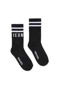 Black socks with Icon logo