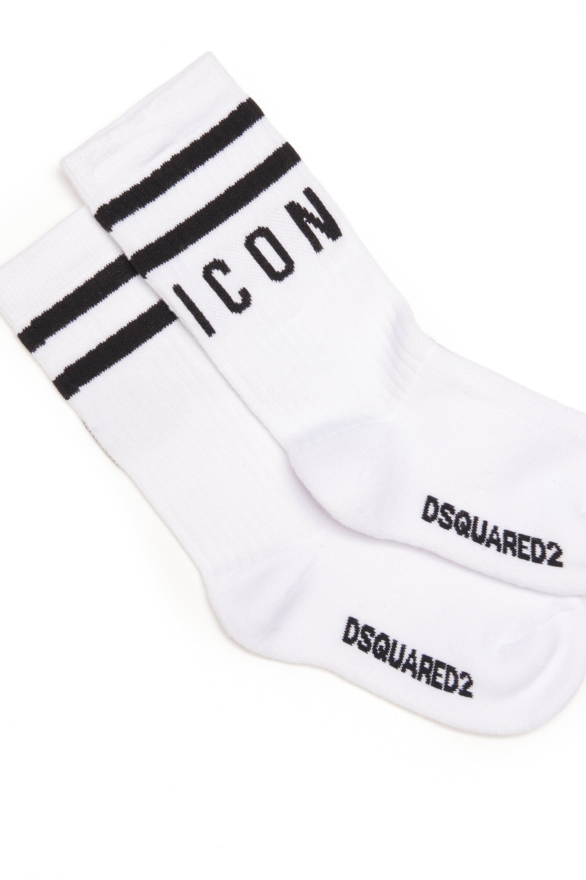 White socks with Icon logo