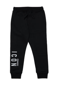 Icon logo jogger pants in fleece