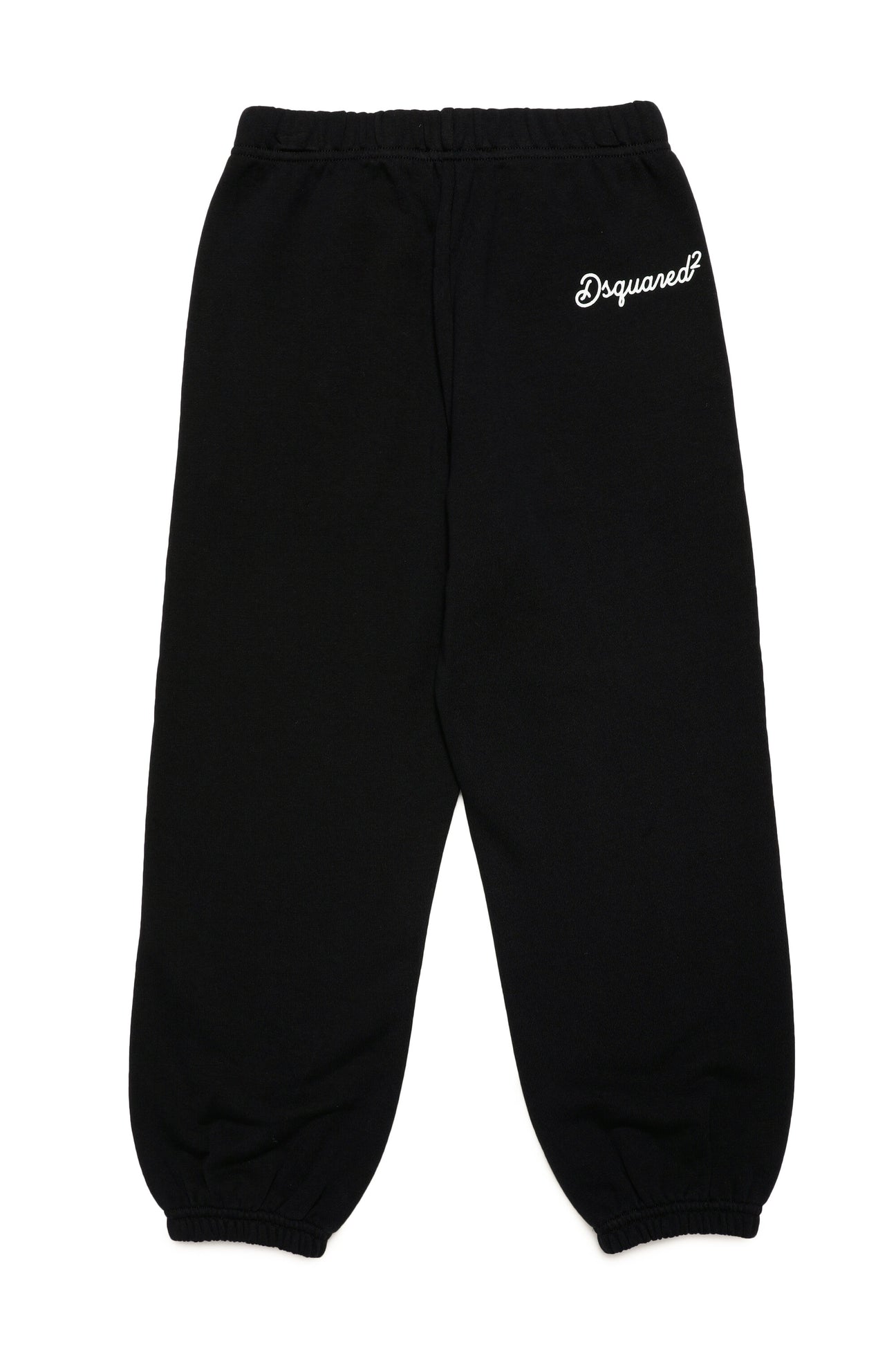 Pantalones deportivos de felpa con logotipo cursiva Pantalones deportivos de felpa con logotipo cursiva